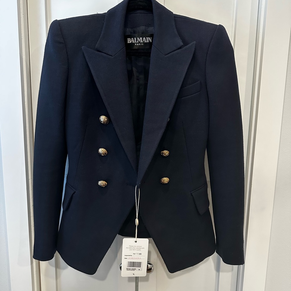 Balmain Navy Blazer